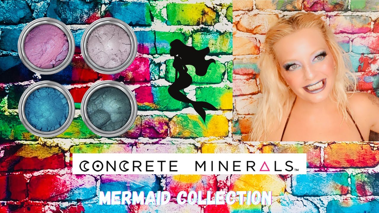 Concrete Minerals| The Mermaid Collection| Eye Tutorial & Review| @concreteminerals