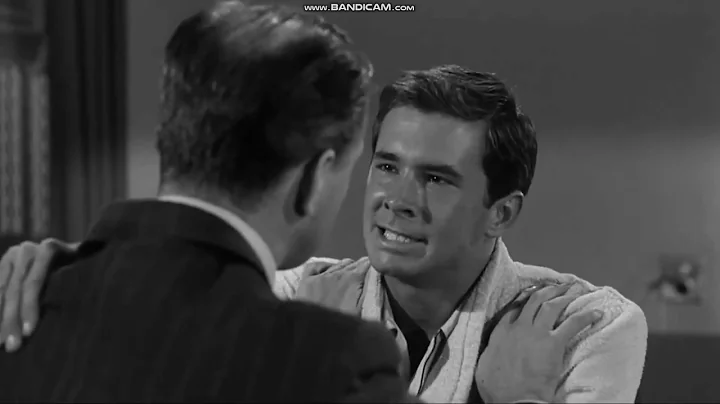 Athony Perkins best scene in Fear Strikes Out (1957)