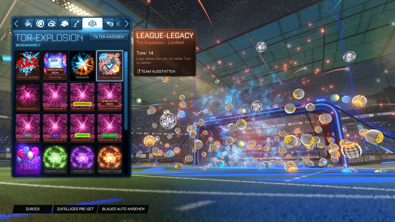 Rocket League LeagueLegacy Goal Explosion 4K60 YouTube