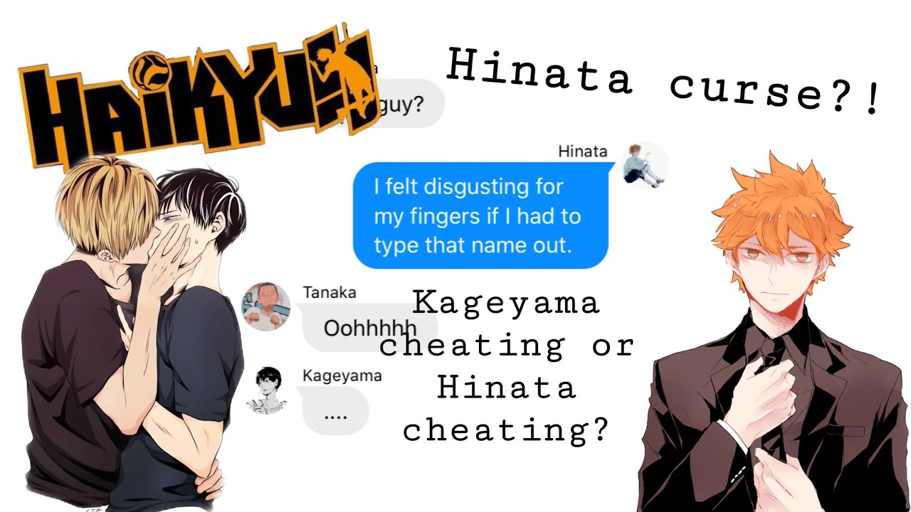 Haikyuu texts - Kageyama cheating or Hinata cheating first?? (ft.the harem)