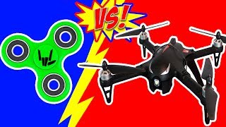 FIDGET SPINNER DRONE DROP TEST!!