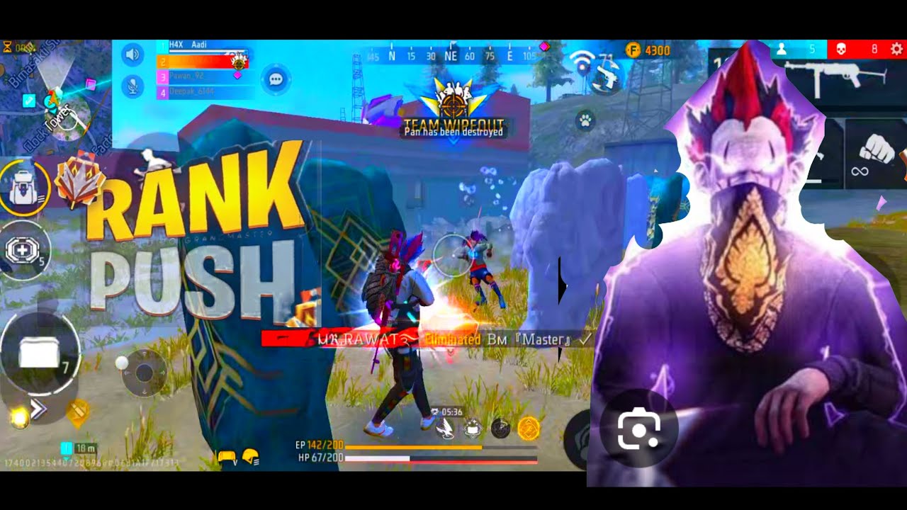 🔥 rank rush gameplay 😱 in my 4 friends 😵 rush karne ke tips 😡 - YouTube