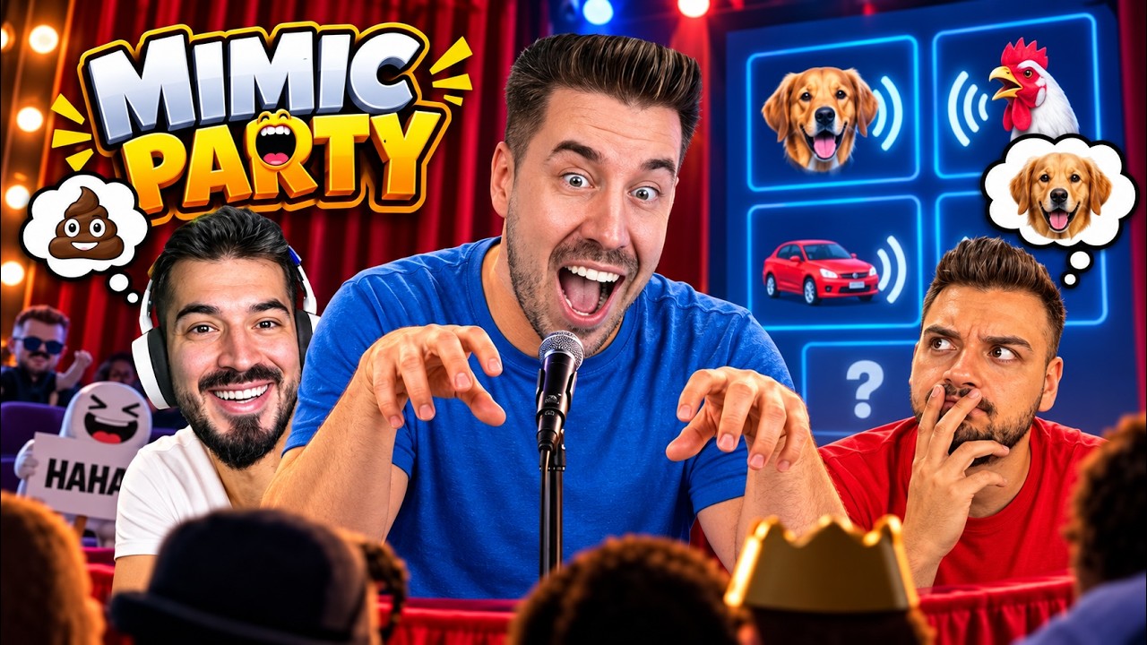 Concertul de talente cu Amicii pe noul joc | Mimic Party 😂
