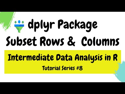 dplyr package – select and filter (Intermediate Data Analysis in R #8)