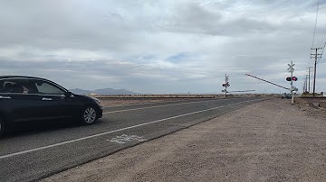 EB BNSF Domestic Intermodal/Port Stack Train At Newberry Springs CA! #bigbossrailfanner