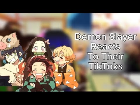 Demon Slayer Reacts To Their Tiktoks|1/2|Kamaboko Squad|Shortly Angel