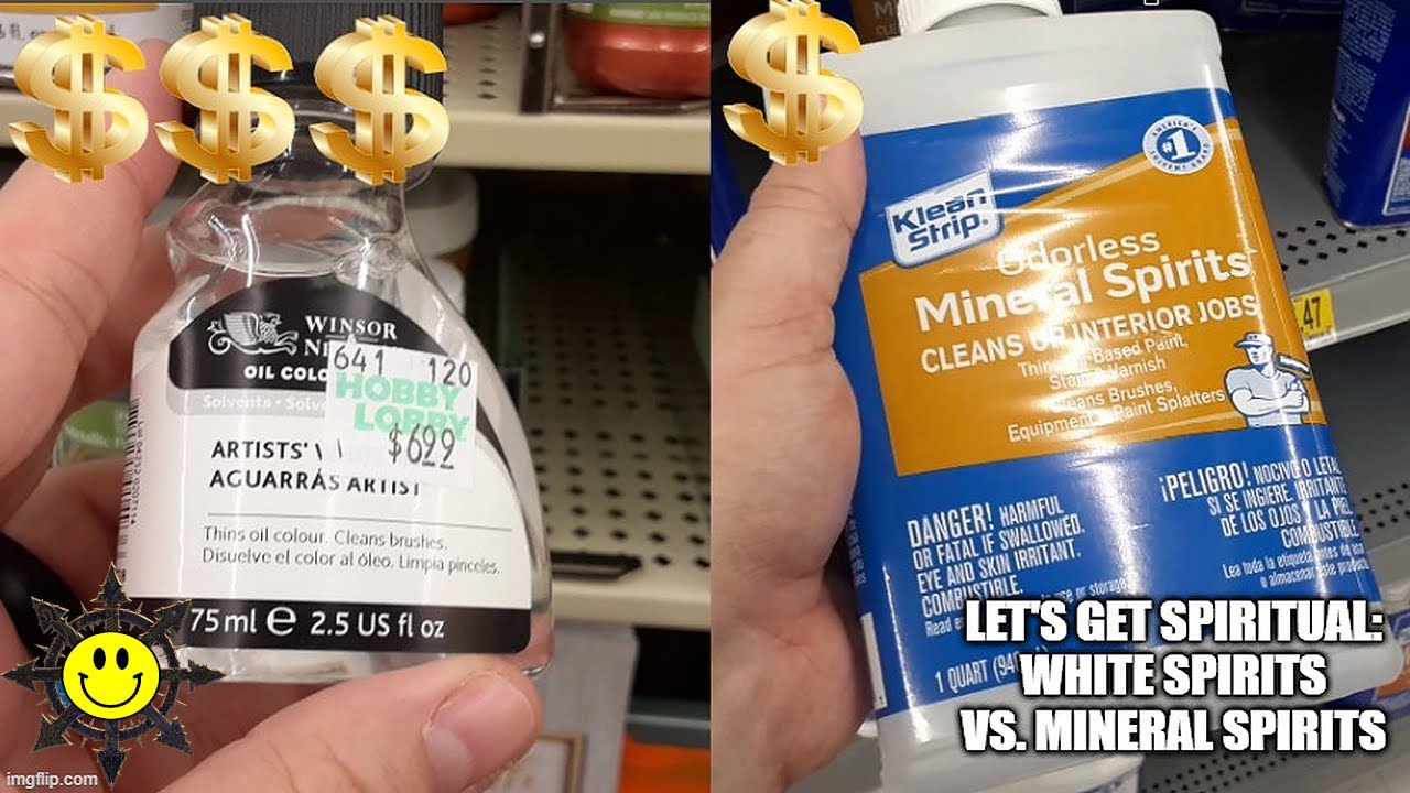Mineral Spirits vs Paint Thinner - Are they the same? - The