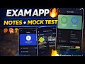 Exam Preparation App in Flutter + Firebase | Notes PDF + Mock Test + Results Analytics |Full Series