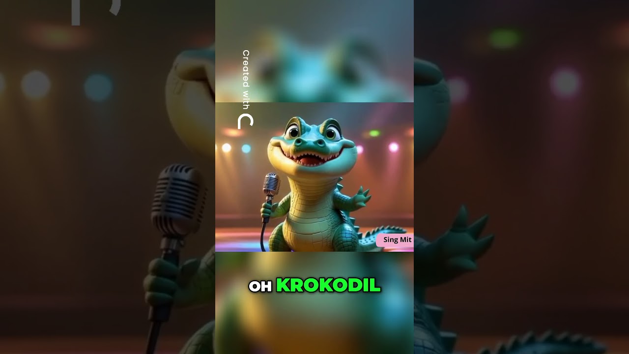🐊 "Das Krokodil Tanzt" – Lustiges Tanzlied für Kinder! 🎶🕺 