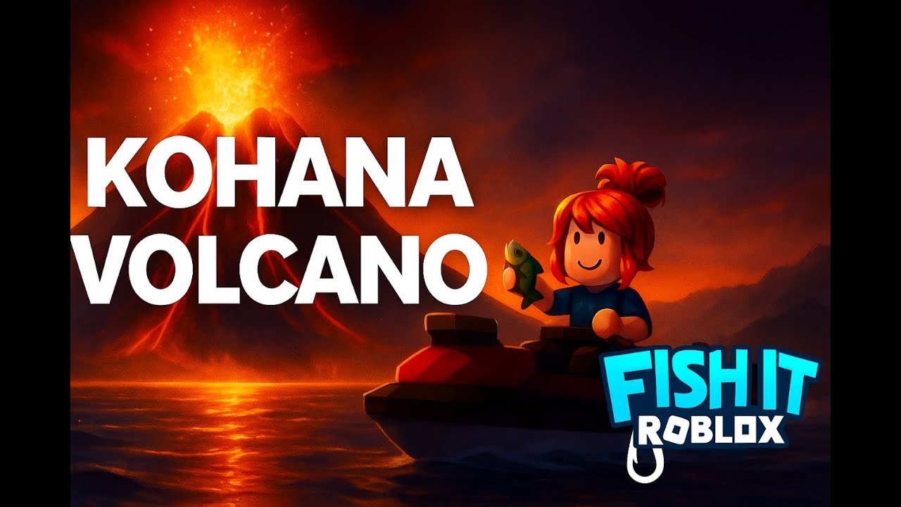 Cara ke KOHANA VOLCANO !!   ROBLOX MAP FISH IT