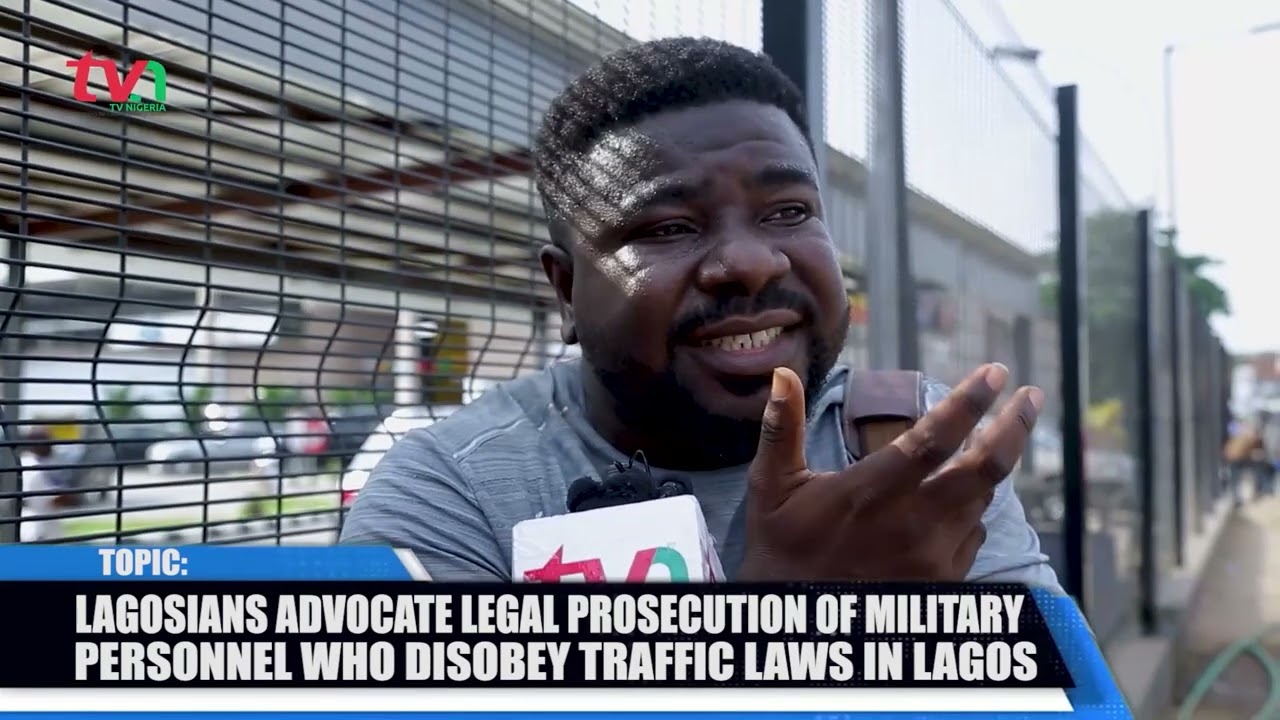⁣Lagosians Advocate Legal Prosecution of Military Personnel who Disobey Traffic Laws in Lagos