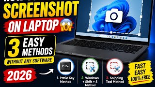 How to Take Screenshot on Laptop 😱 | 3 Easy Methods Without Any Software 2026 screenshot 5