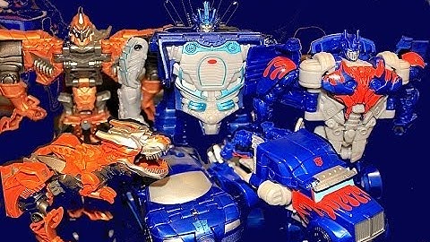 Grimlock, Optimus Prime & Drift One Step Transformations - Unbox & Review - Age Of Extinction