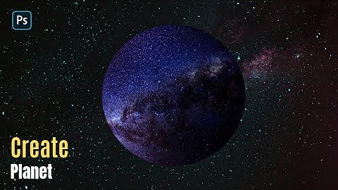Easily create planet in Photoshop | Photoshop Tutorial