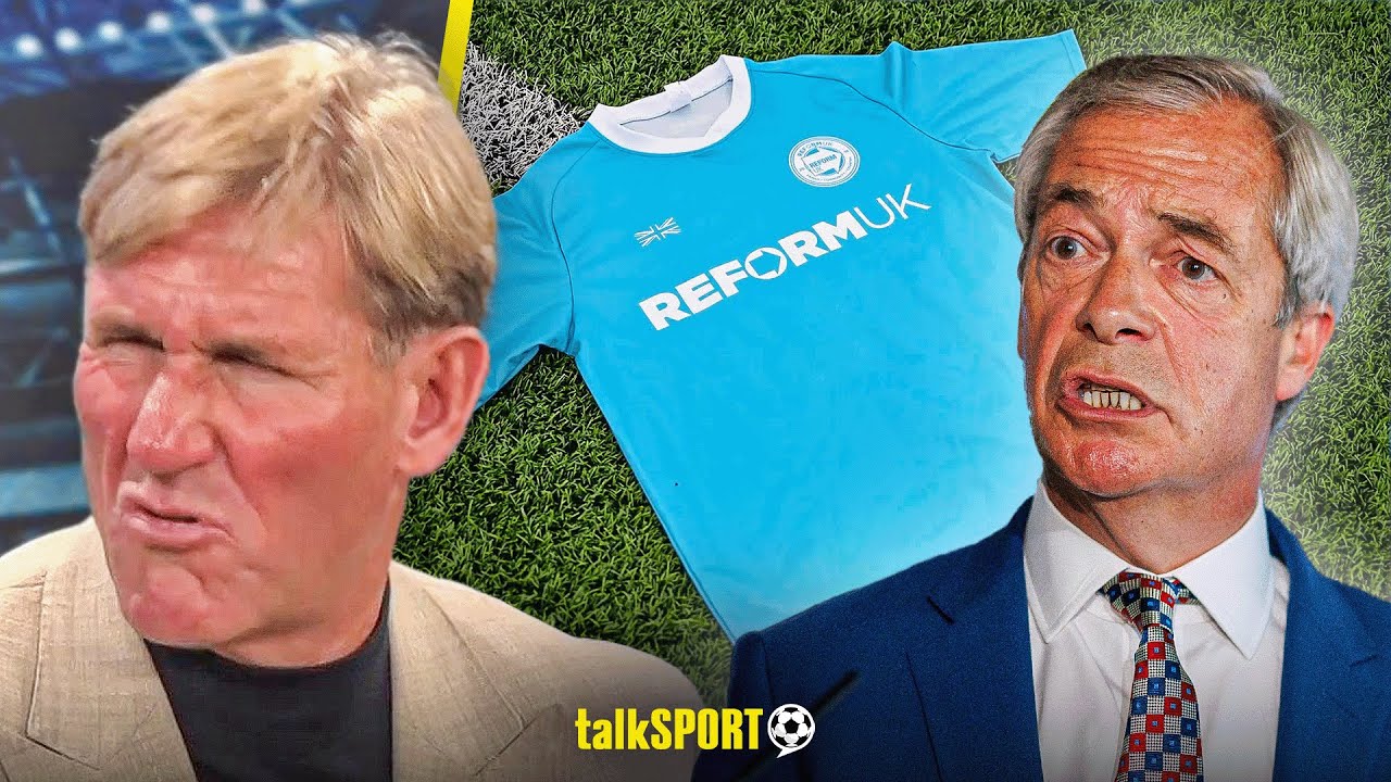 "IT'S IRRELEVANT!" Simon Jordan REACTS to Nigel Farage & Reform UK launching football shirt!
