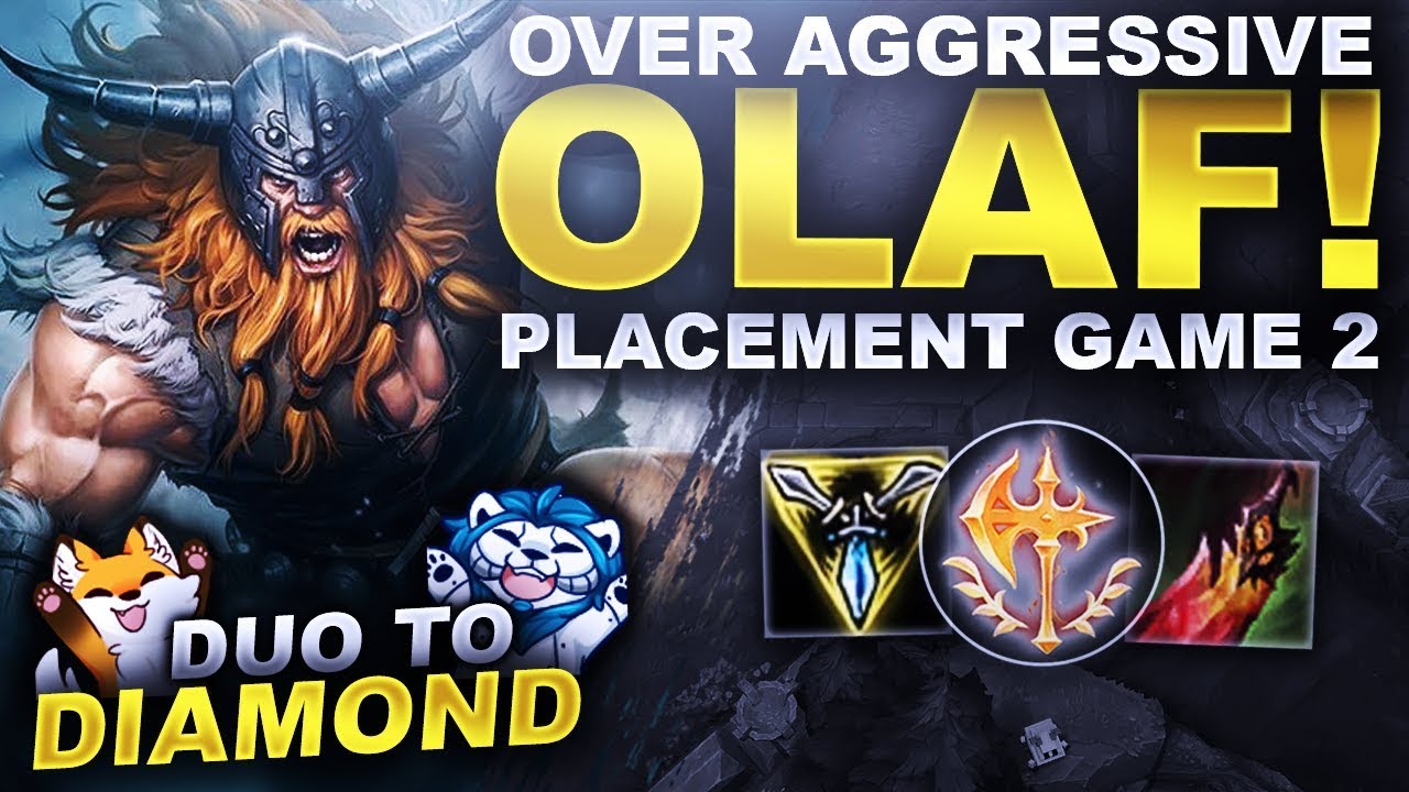 OVER AGGRESSIVE OLAF! - Duo to Diamond | League of Legends