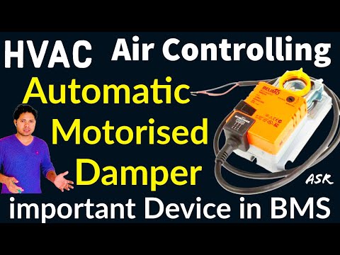 How many benefits why use How work motorized damper in HVAC BMS system very useful video must