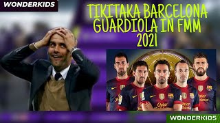 Tiki Taka Guardiola Tactic & Strategy with Wonderkid Player in Football Manager Mobile 2021