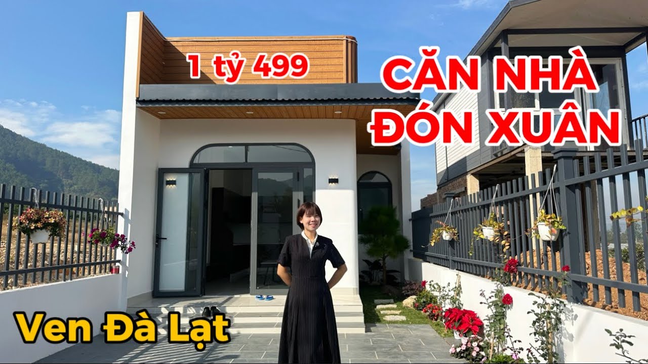 Nhà ven Đà Lạt| Rút ngắn ước mơ có căn nhà nhỏ xinh đón xuân Bính Ngọ ! 1 tỷ 499tr