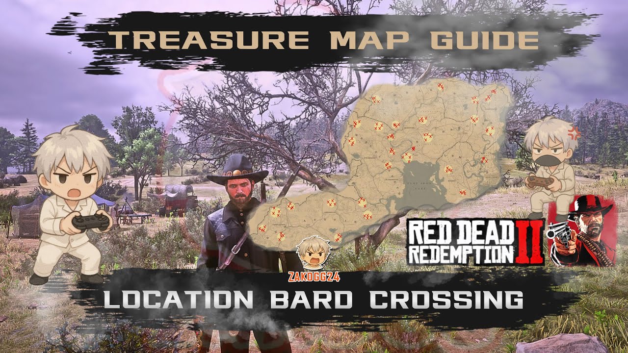 Red Dead Online | | Treasure Map Guide | Bard Crossing - YouTube
