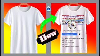 Facebook Profile Mockup On T-Shirt design in Photoshop Cs6 screenshot 4