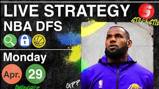 NBA DFS Strategy Monday 4\/29\/24 | DraftKings \& FanDuel NBA Lineup Picks