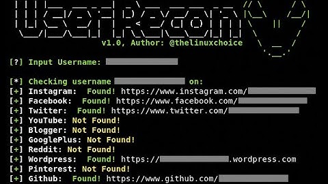 How to Find usernames across over 75 social networks in Kali Linux.