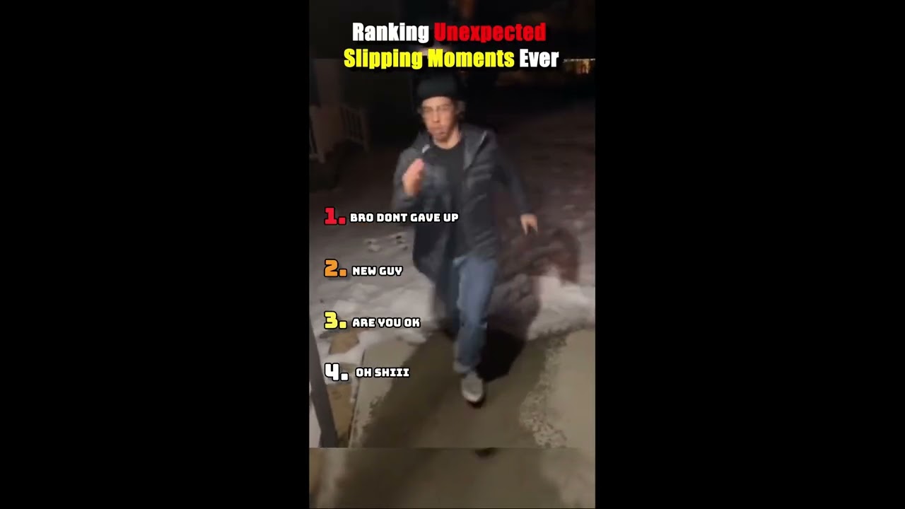 Ranking Slip and Fall Moments (Sample Video)