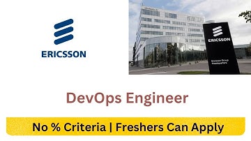 Ericsson DevOps Engineer Hiring | Apply Now
