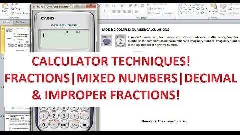 Fractions, Decimals, Mixed numbers calculation makes easy