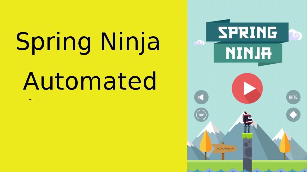 Spring Ninja Game Automated | Game Automators - YouTube