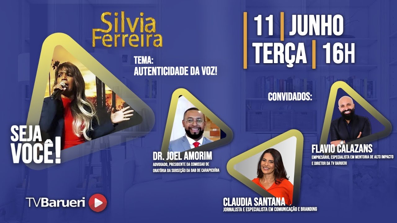 Autenticidade Da Voz!  – Silvia Ferreira – 04/06