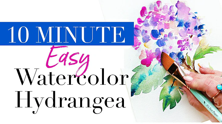 One Brush Painted This Entire Flower!