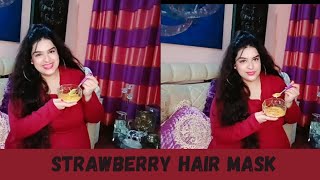 Strawberry Hair Mask| For shiny soft hairs| Hair Care is very essential #chefwajeeha #hairmask screenshot 4