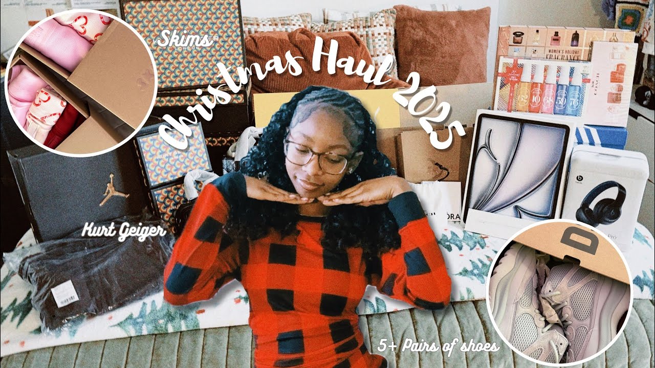 2025 CHRISTMAS HAUL | Kurt Geiger, Skims, Marc Jacobs, Pandora, + more