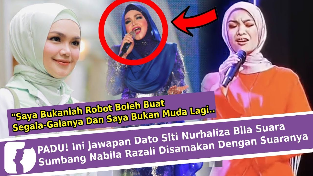 PADU! Ini Jawapan Dato Siti Nurhaliza Bila Suara Sumbang ...