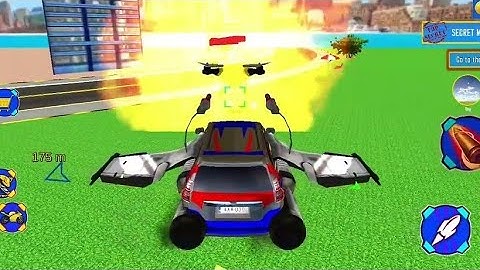 Flying prado Car Robot Game Fun Games studio Get a luxury flight ✈ ni prado helicopter car 🚗 Robot 🤖