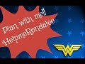 Wonder Woman, plan with me! Helpmerondalee