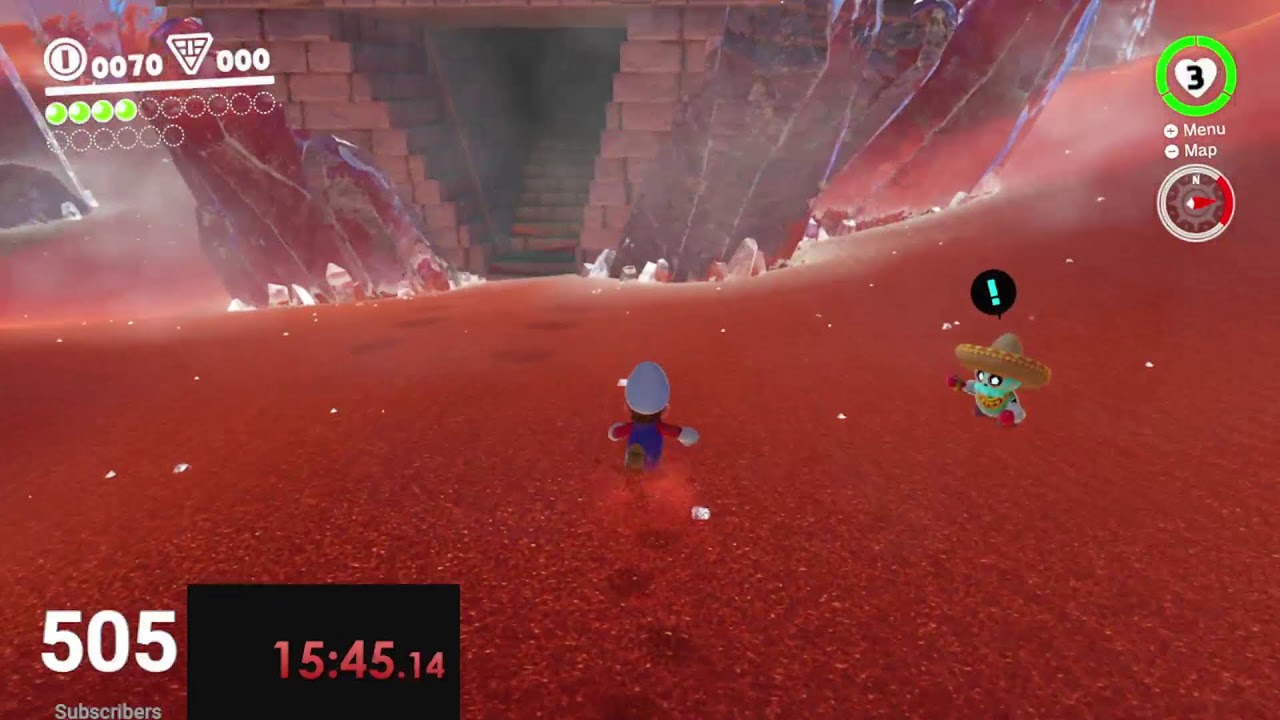 How Fast can I beat Super Mario Odyssey? (LIVE)