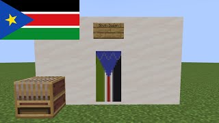 How to Make South Sudan's Flag in Minecraft