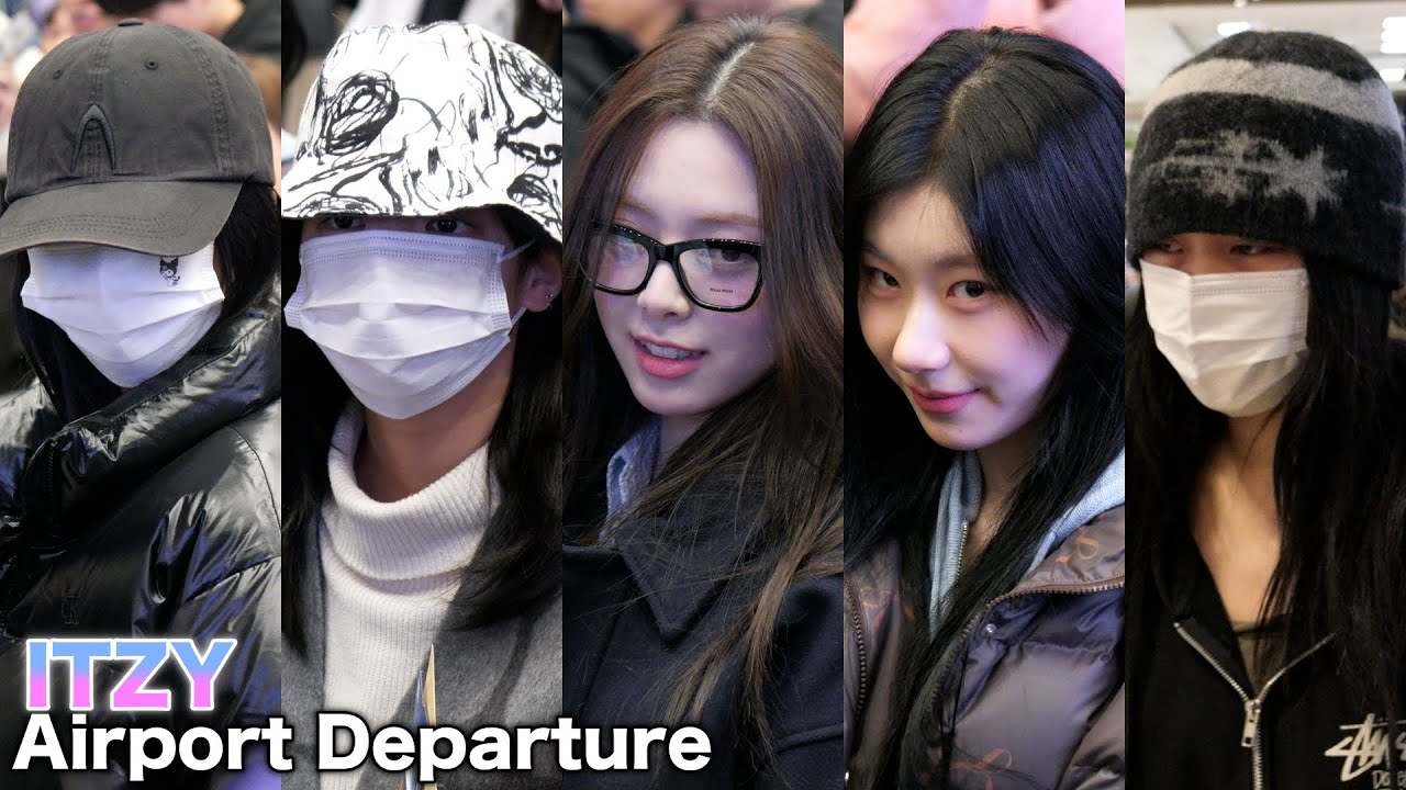 있지 'UTO FEST' 출국 직캠 ITZY Airport Departure｜김포공항 250119