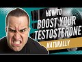 How to boost your testosterone levels naturally in 6 minutes  effective exercises and diet tips