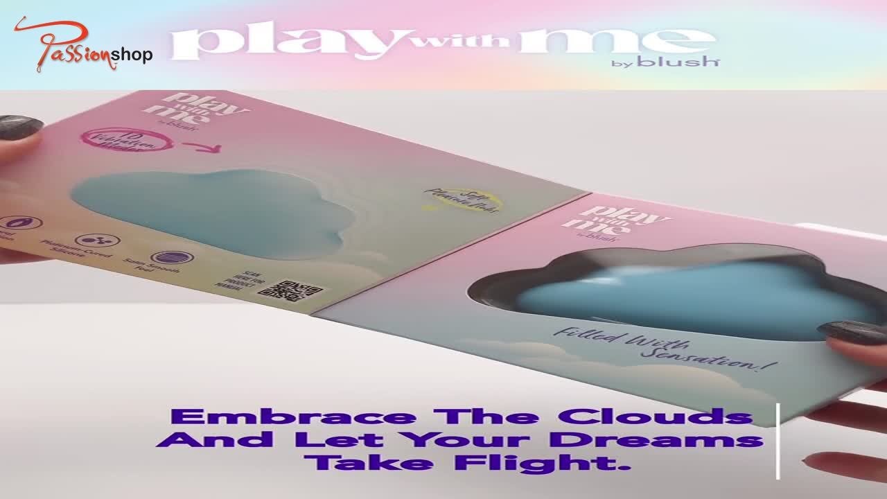 Play with Me Cuddle Cloud Vibrator by Blush | Compact Relaxing Massager