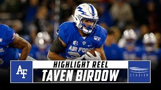 Air Force FB Taven Birdow Highlight Reel - 2019 Season | Stadium