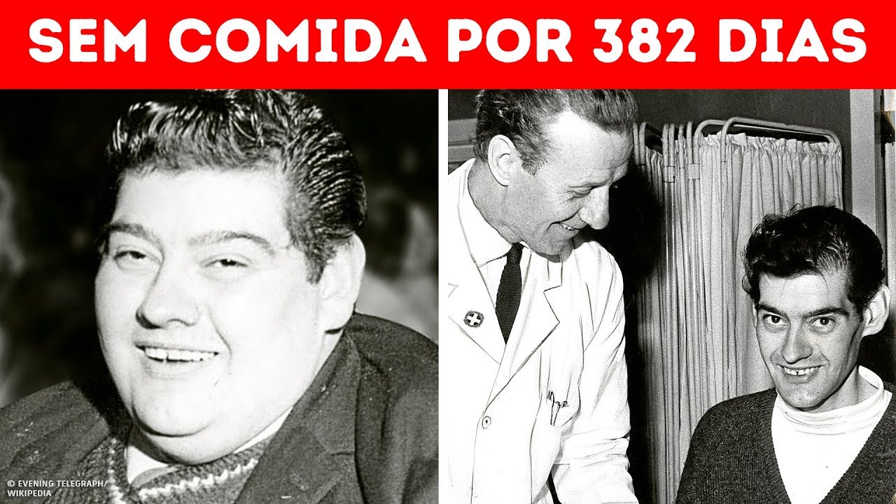 A incrível história de um homem que ficou sem comer durante 382