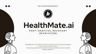 HealthMate.AI | Smart AI Healthcare Assistant | Bolt Hackathon Project 2025