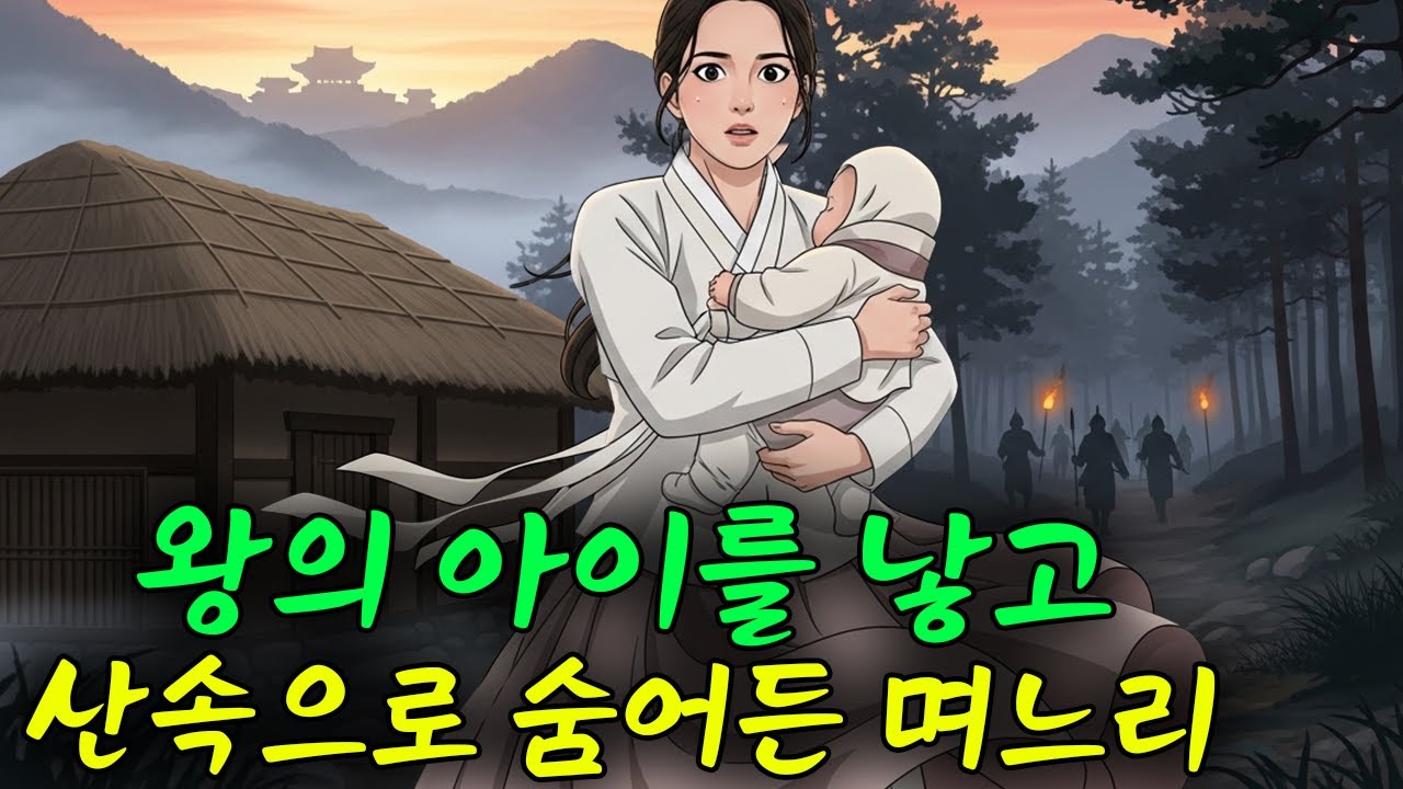 왕의 아이를 낳고 산속으로 숨어든 며느리