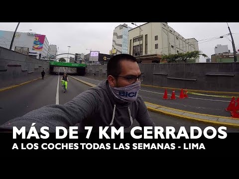 Lima CIERRA 7 km a los coches todas las semanas