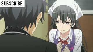 Yukino and Hachiman moments | Oregairu | cute anime moments