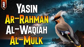 Surah Yasin,Surah Ar Rahman,Surah Al Waqiah,Surah Al Mulk | Pengantar Tidur Penenang Hati & Pikiran